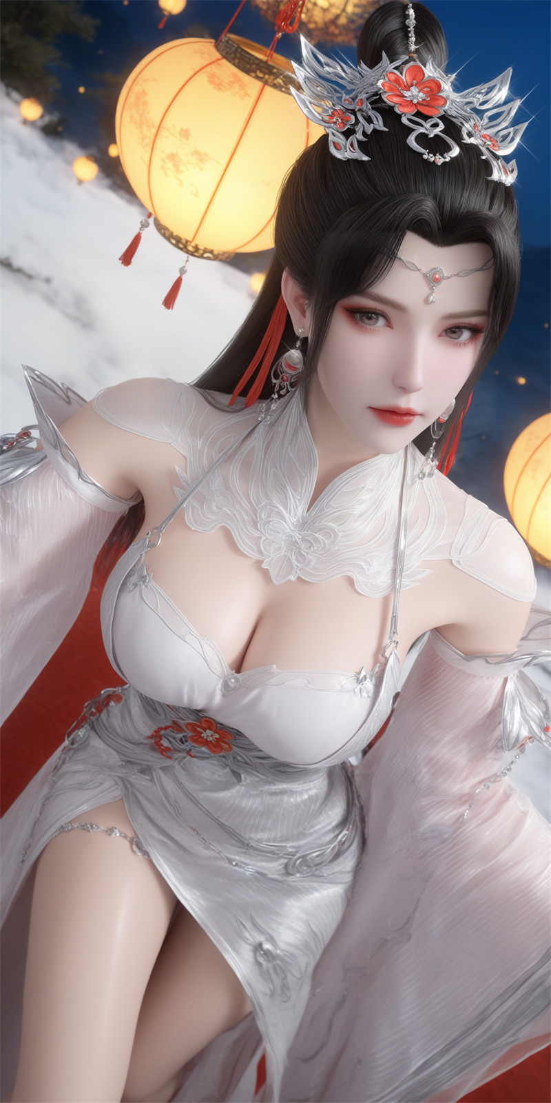 [第1028期] [仙逆] [柳眉 · 系列] 旗袍巨乳 [212P]-晚漫-共享AI国漫精致绘画AI高清视频