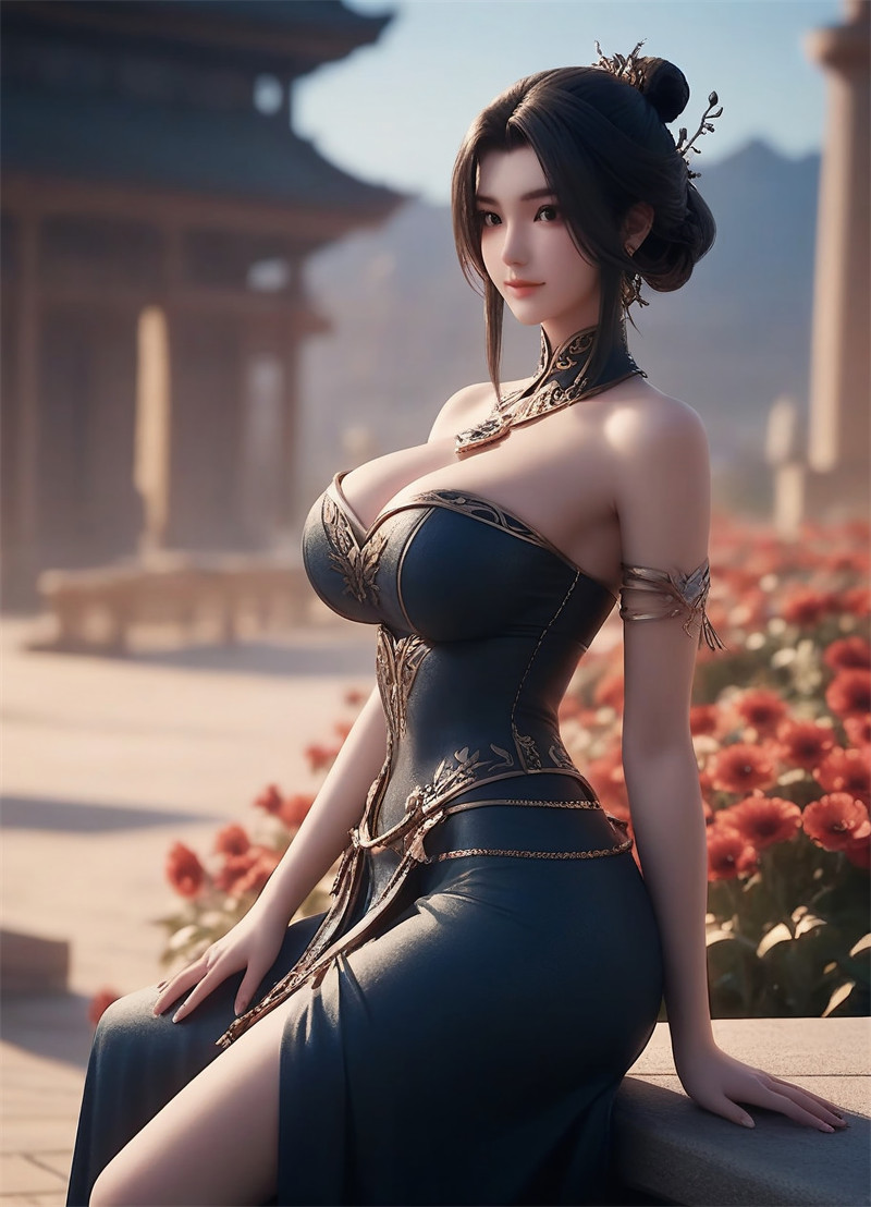 图片[2]-[第1004期] [火凤燎原] [貂蝉 · 系列] 低胸巨乳 [102P]-晚漫-共享AI国漫精致绘画AI高清视频