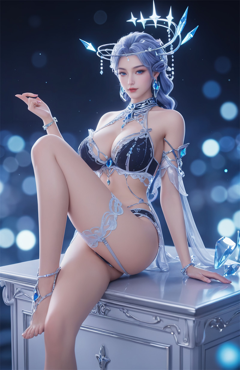 图片[2]-[第1054期] [王者荣耀] [貂蝉 · 系列] 情趣内衣 [240P]-晚漫-共享AI国漫精致绘画AI高清视频