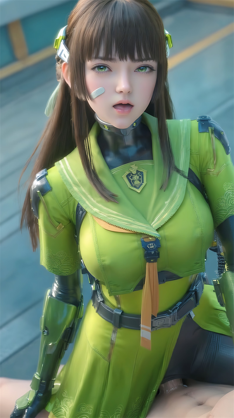 图片[3]-[第1058期] [穿越火线] [钟小葵 · 系列] 绿衣皮裤 [254P]-晚漫-共享AI国漫精致绘画AI高清视频