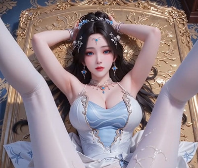 [539] AI-遮天-安妙依-白色丝袜-晚漫-共享AI国漫精致绘画AI高清视频